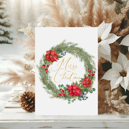 Tarjeta Festiva Con Relieve Metalizado Typografía moderna Tarjeta de Relieve metalizado d