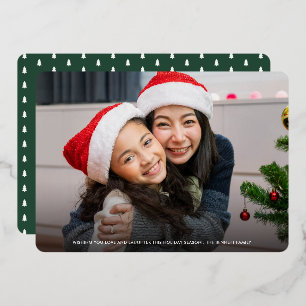 Tarjeta Festiva Con Relieve Metalizado Una mirada divertida a los Navidades de Ee.Uu. Fot
