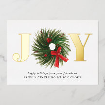 Wreath Holiday Gold de JOY Corporativo
