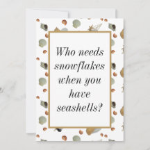 Conchas marinas playa Navidades tropicales costero