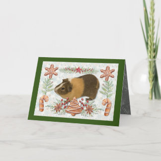 Tarjeta Festiva Conejillo de pan de jengibre