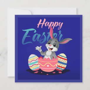 Tarjeta Festiva Conejito de Pascua