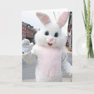 Tarjeta Festiva Conejito de Pascua