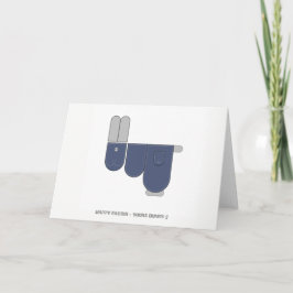 Tarjeta Festiva Conejito de pascua