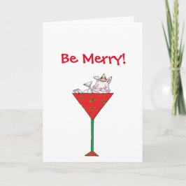 Tarjeta Festiva Conejo Achispado-tini's