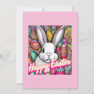 Tarjeta Festiva Conejo de Pascua