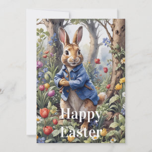 Tarjeta Festiva Conejo de Pascua
