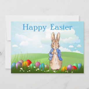 Tarjeta Festiva conejo de Pascua
