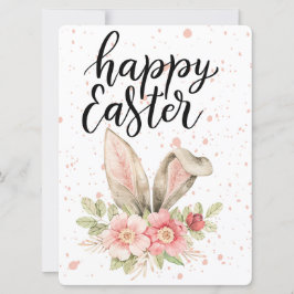 TARJETA FESTIVA CONEJO DE PASCUA