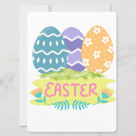 TARJETA FESTIVA CONEJO DE PASCUA