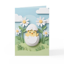 Conejo de Pascua Flor de Margarita Papercraft Prim