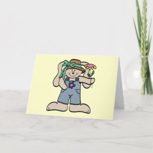 Tarjeta Festiva Conejo en camisetas Bonnet y regalos