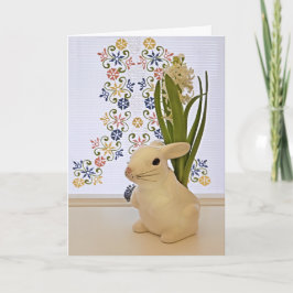 Tarjeta Festiva Conejo grande