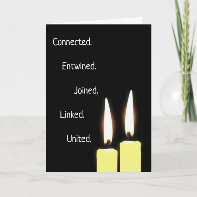 Tarjeta Festiva Conexión de compañeros de alma de dos flechas (Anverso)