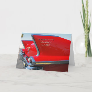 Tarjeta Festiva Confort y alegría