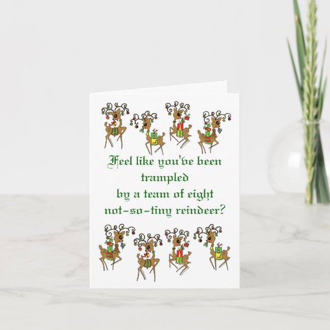 Tarjeta Festiva Confort y alegría (Anverso)