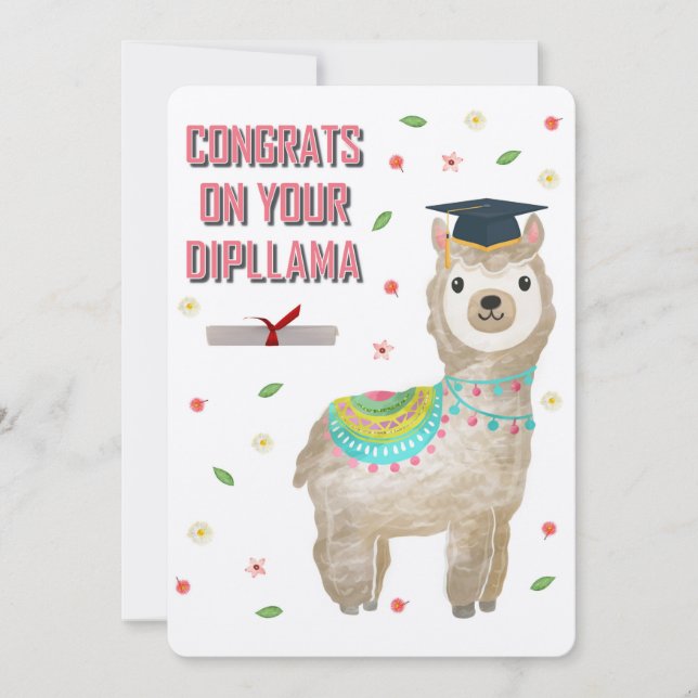 TARJETA FESTIVA ¡CONGRAMAS EN TU DIPLLAMA! (Anverso)