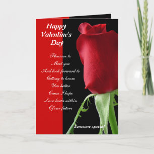 Tarjeta Festiva Conociendo sus valentinas