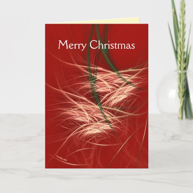 TARJETA FESTIVA CONOS DE LA NIEVE (Anverso)