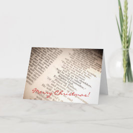 Tarjeta Festiva Consejero maravilloso, dios poderoso [tarjeta de