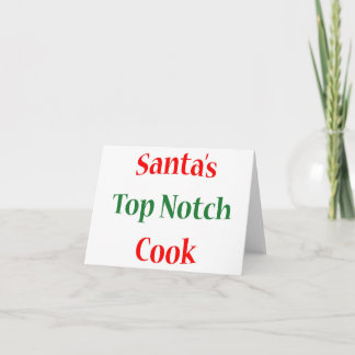 Tarjeta Festiva Cook Top Notch