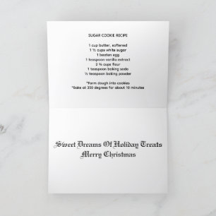 Tarjeta Festiva Cookie