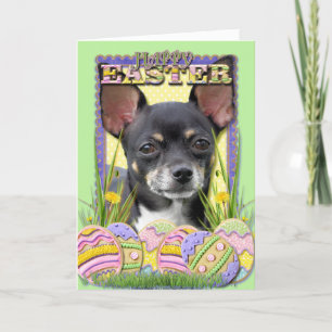 Tarjeta Festiva Cookies de Huevo de Pascua - Chihuahua