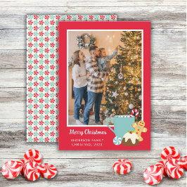 Tarjeta Festiva COOKIES Y COCOA navidades