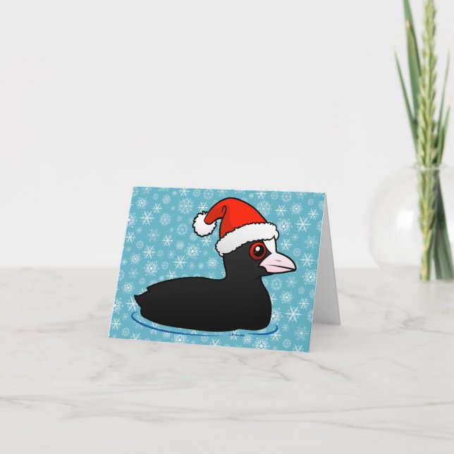 Tarjeta Festiva Coot de Santa Eurasia (Anverso)