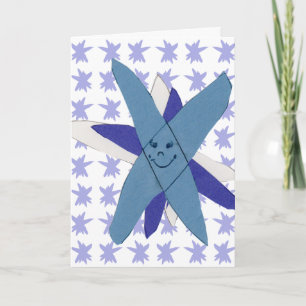 Tarjeta Festiva Copo de nieve