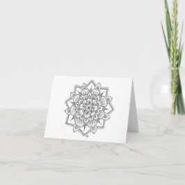 Tarjeta Festiva Copo de nieve 2 Notecard de la primavera