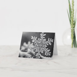 Tarjeta Festiva Copo de Nieve Pequeño