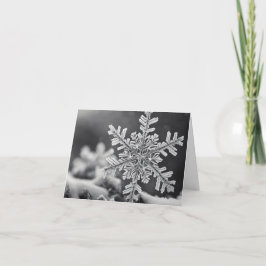 Tarjeta Festiva Copo de Nieve Pequeño