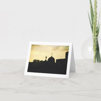 Tarjeta Festiva Coptic Cairo