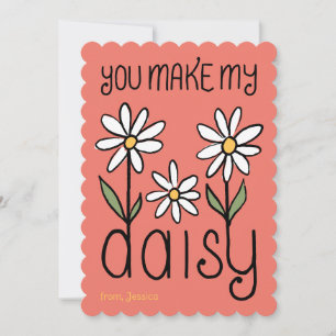 Tarjeta Festiva Coral Tú Haces Mi Salón de Clase de San Valentín d