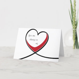 Tarjeta Festiva Corazón