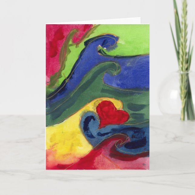 Tarjeta Festiva Corazón (Anverso)