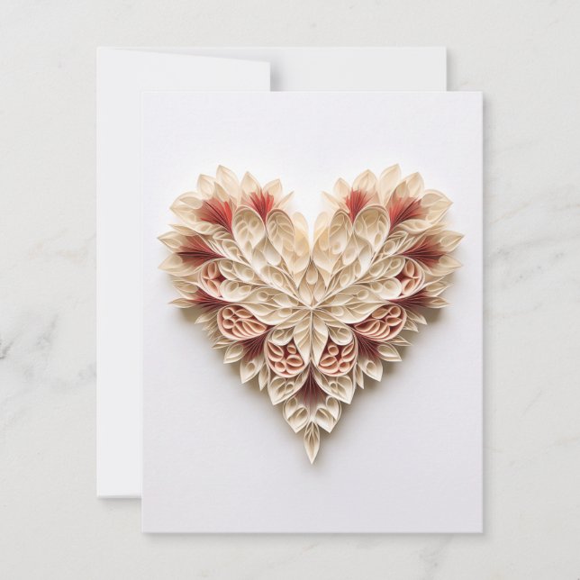 Tarjeta Festiva Corazón 0111 (Anverso)