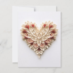 Tarjeta Festiva Corazón 0111