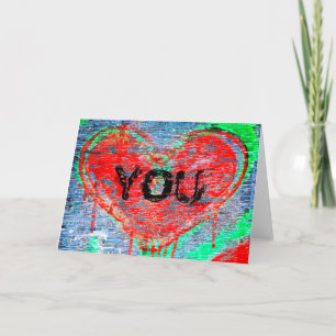 Tarjeta Festiva Corazón Afligido