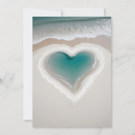 Tarjeta Festiva Corazón cálido e invitante