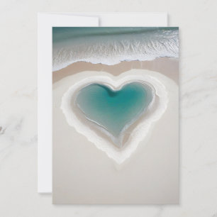 Tarjeta Festiva Corazón cálido e invitante