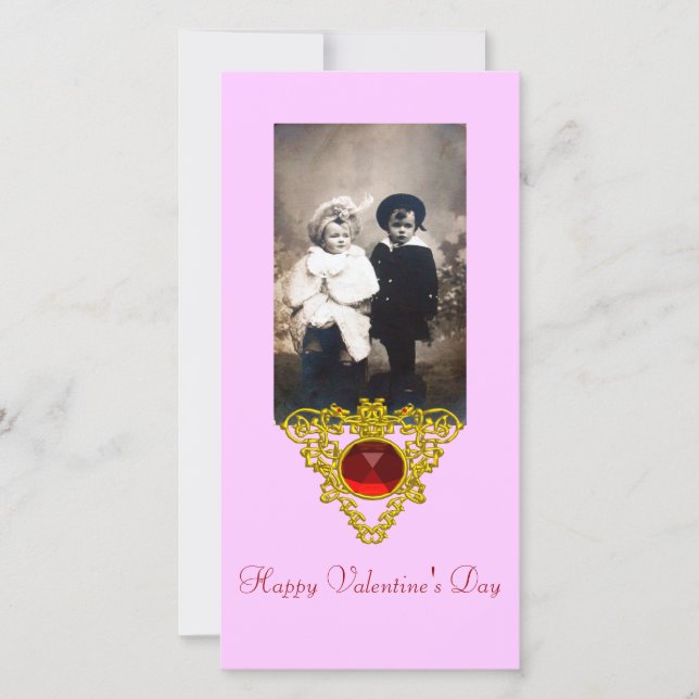 TARJETA FESTIVA CORAZÓN CELÁTICO (Anverso)