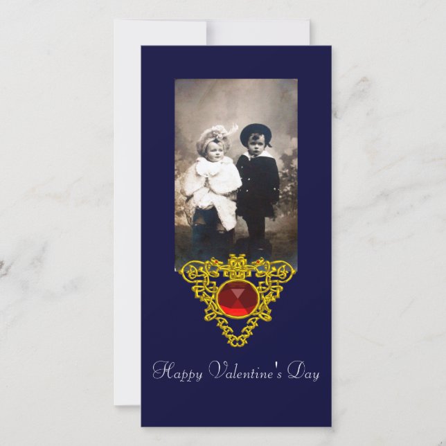 TARJETA FESTIVA CORAZÓN CELÁTICO (Anverso)