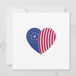 Tarjeta Festiva Corazón de América