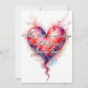 Tarjeta Festiva Corazón de Austin 