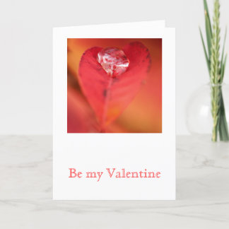 Tarjeta Festiva Corazón de hojas