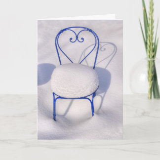 Tarjeta Festiva Corazón de nieve