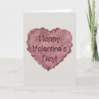 Tarjeta Festiva Corazón de papel hecho a mano 009