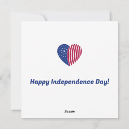 Tarjeta Festiva Corazón de personalizable de América